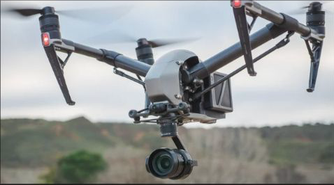 Dron DJI Inspire con cámara de cine